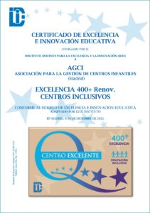 Certificado de excelencia e innovación educativa